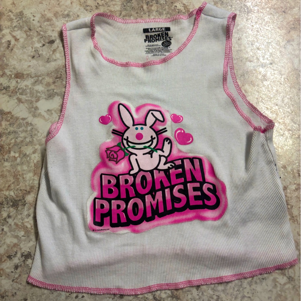 Happy Bunny Crop Top *Sold*